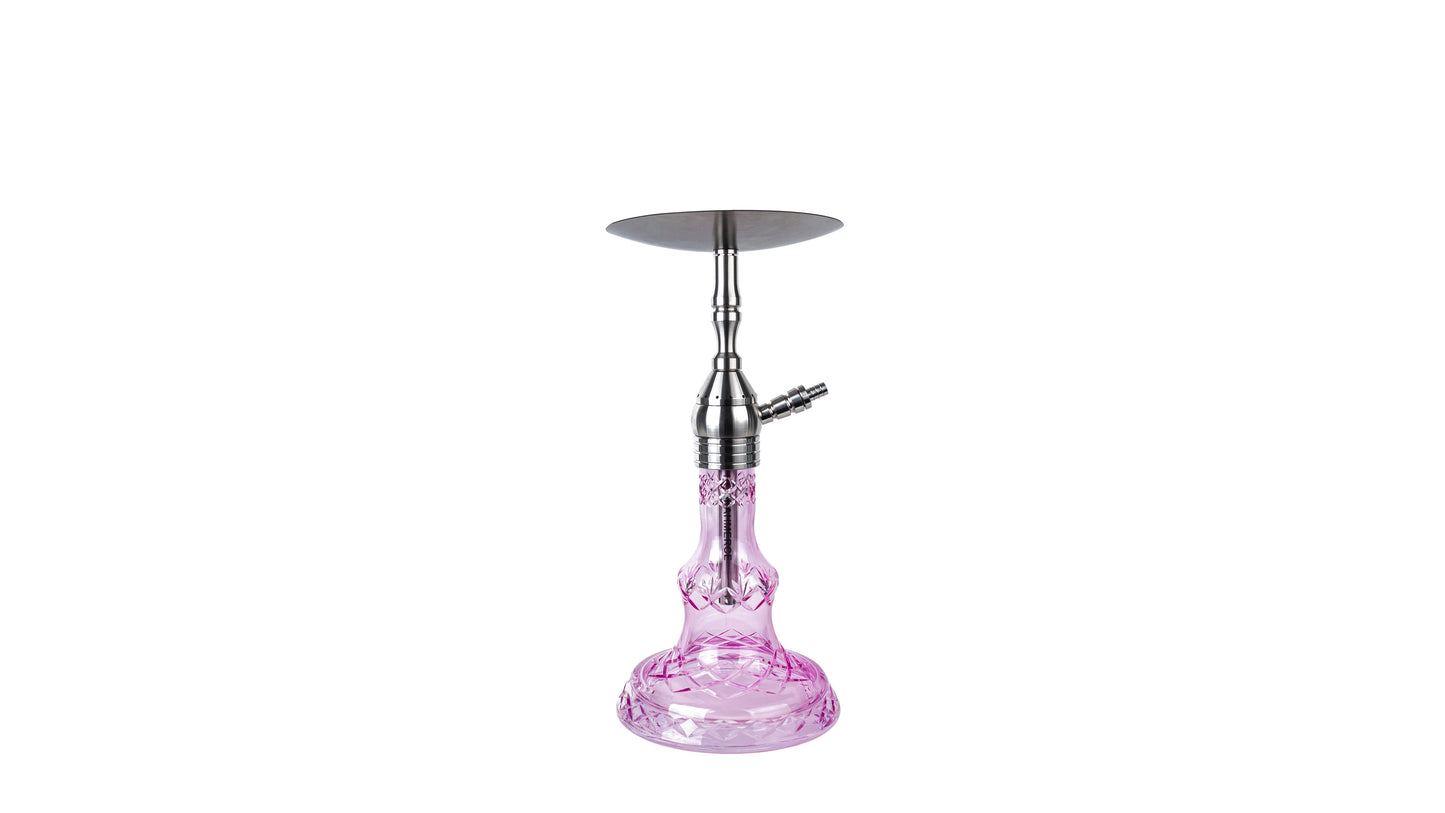 Hookahmerce Shisha  ● Pink mit Schliff ● Blessed Black Forest